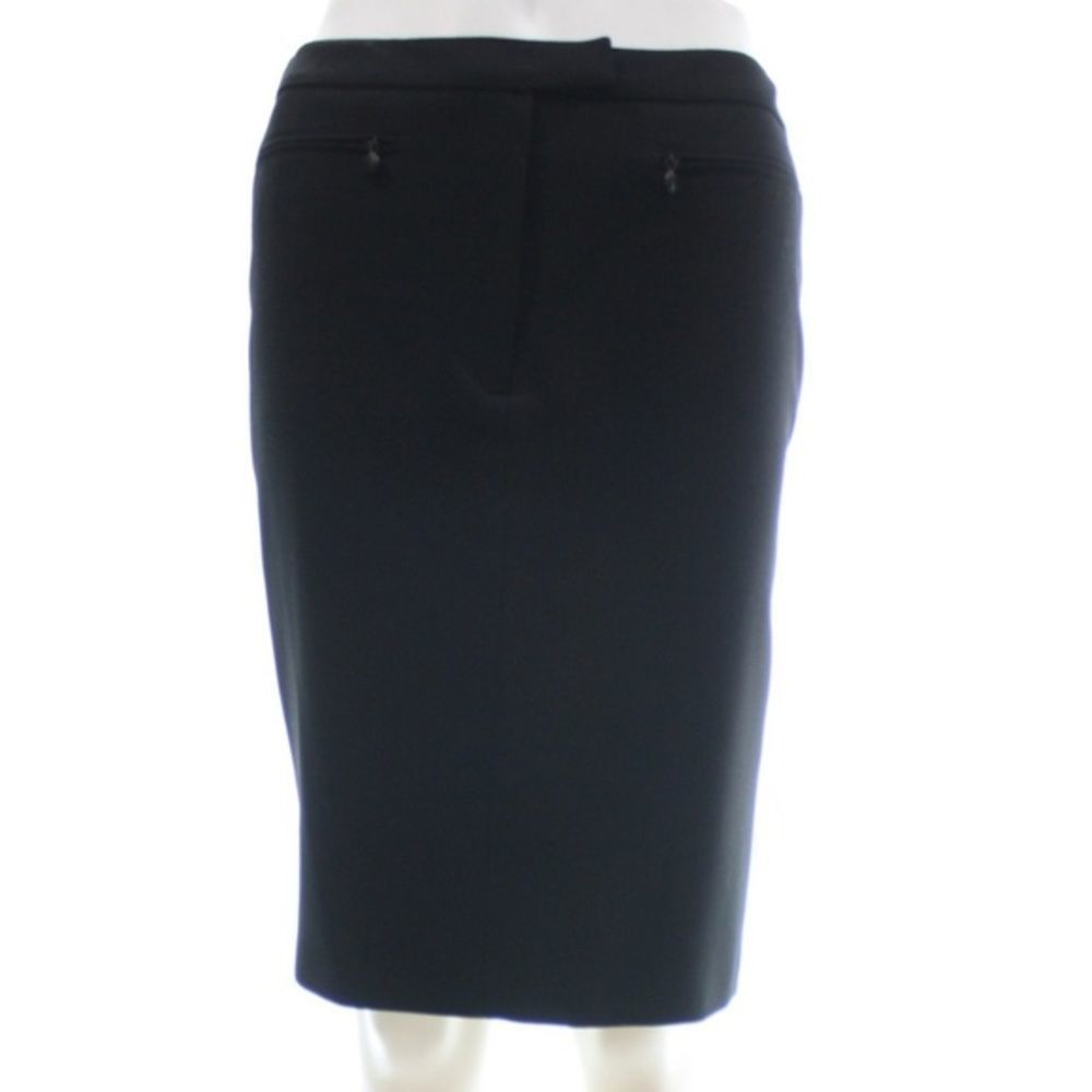 GUCCI BLACK WOOL SKIRT SIZE M